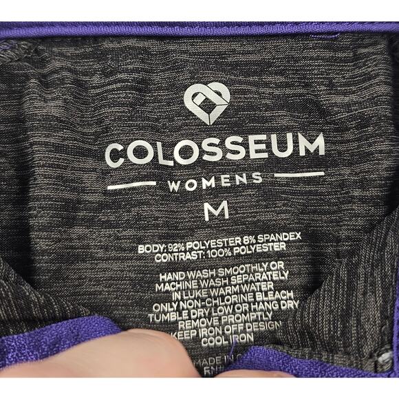 NWT Colosseum classics Washington Huskies womens 1/4 zip performance top M new + - Picture 3 of 7